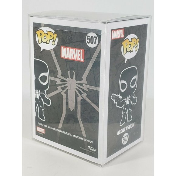 Funko 507 AGENT VENOM in Protector VAULTED Mint Marvel Pop in a Box Exclusive - Picture 5 of 9